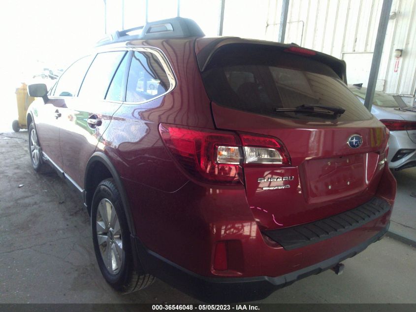 2015 SUBARU OUTBACK 2.5I PREMIUM - 4S4BSADC1F3252288