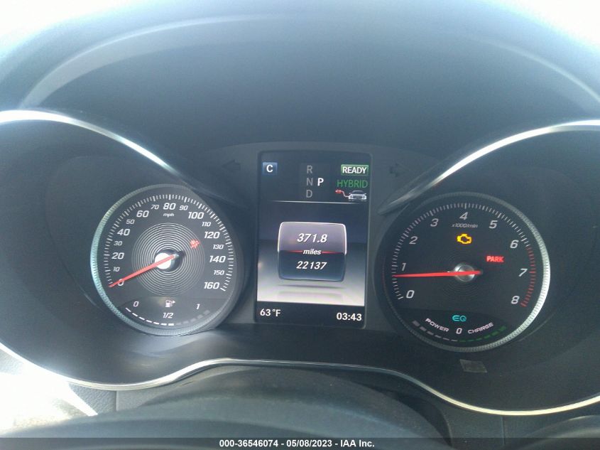 2019 MERCEDES-BENZ GLC GLC 350E - WDC0G5EB3KF569082