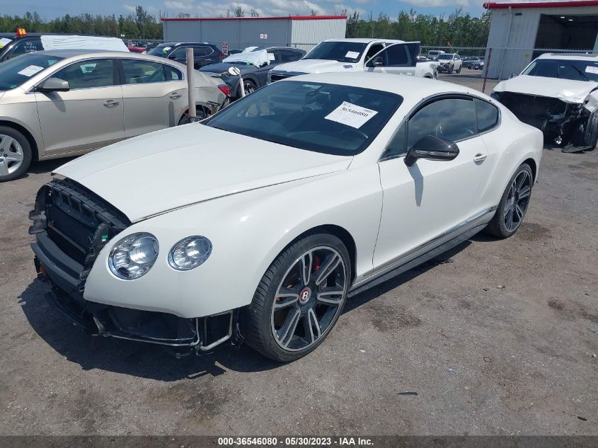 2013 BENTLEY CONTINENTAL GT V8 SCBFT7ZA4DC083266