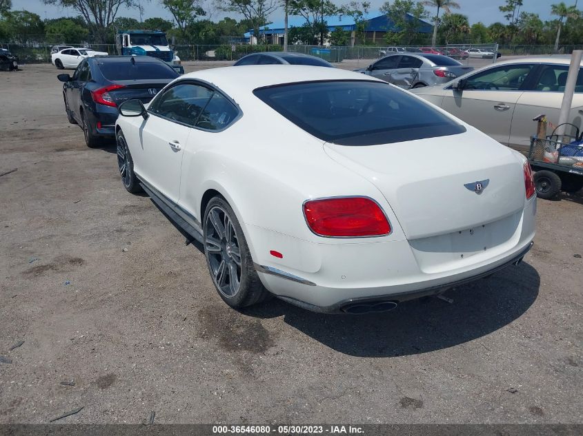 2013 BENTLEY CONTINENTAL GT V8 SCBFT7ZA4DC083266