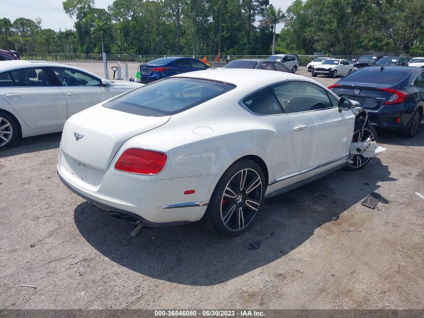 2013 BENTLEY CONTINENTAL GT V8 SCBFT7ZA4DC083266