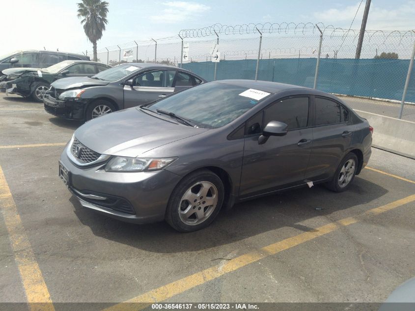 2013 HONDA CIVIC SDN LX - 19XFB2F58DE268147