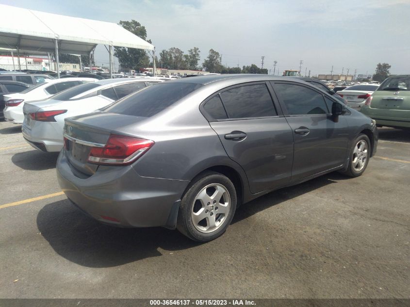 2013 HONDA CIVIC SDN LX - 19XFB2F58DE268147