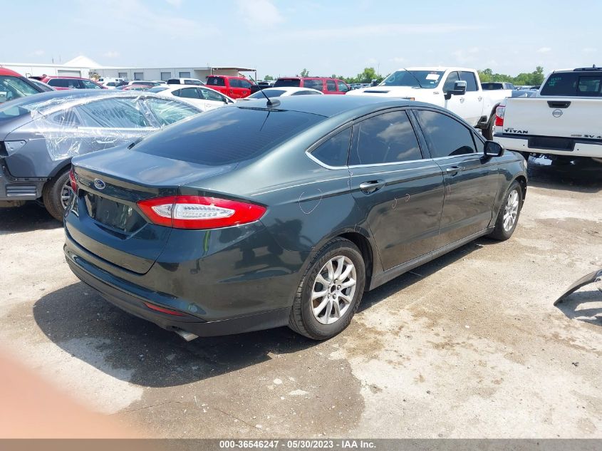 2016 FORD FUSION S - 3FA6P0G72GR214187