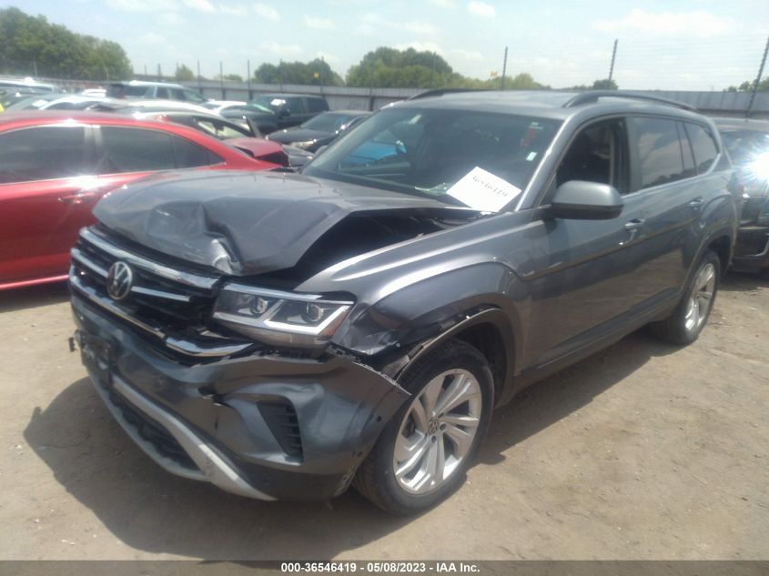 2021 VOLKSWAGEN ATLAS 3.6L V6 SE W/TECHNOLOGY - 1V2HR2CA0MC577543