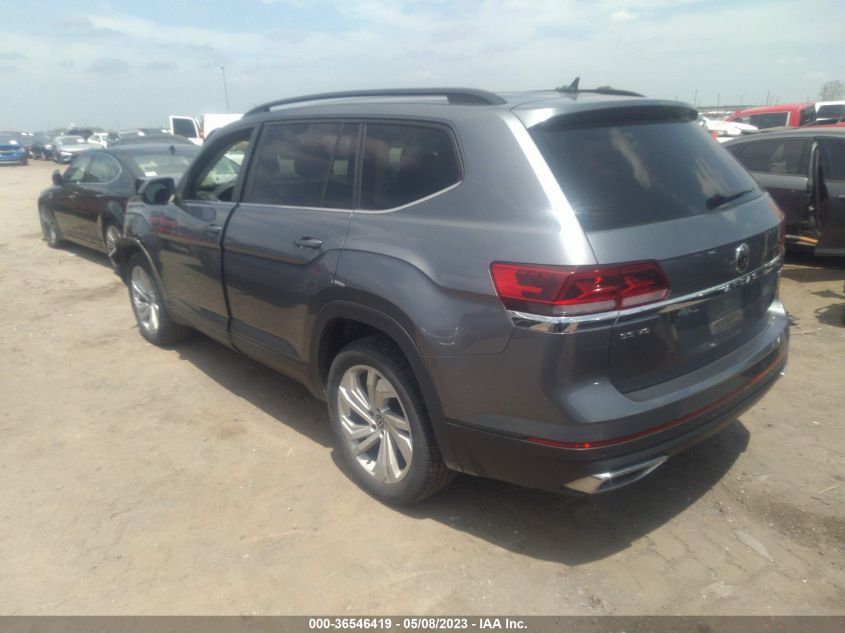 2021 VOLKSWAGEN ATLAS 3.6L V6 SE W/TECHNOLOGY - 1V2HR2CA0MC577543