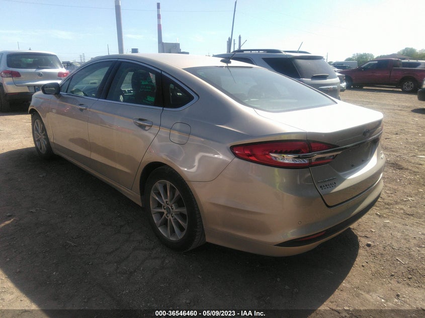 VIN 3FA6P0HD3HR378747 2017 FORD FUSION SE