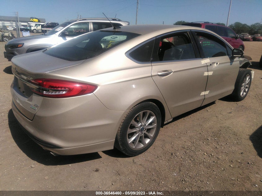 VIN 3FA6P0HD3HR378747 2017 FORD FUSION SE