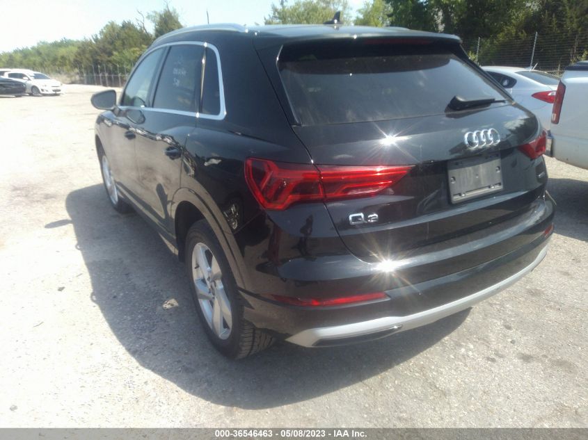 VIN WA1AUCF38M1099284 2021 AUDI Q3 no.3