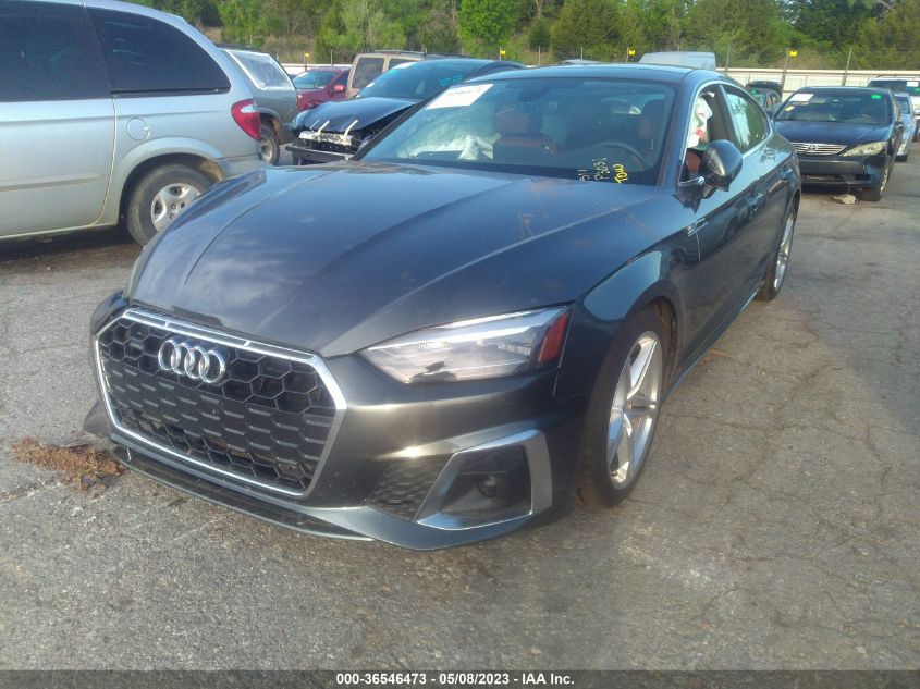 2021 AUDI A5 SPORTBACK S LINE PREMIUM - WAUDACF50MA054012