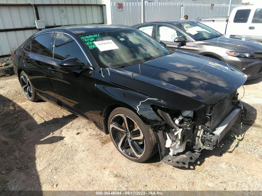 2021 HONDA ACCORD SEDAN SPORT - 1HGCV1F36MA102751