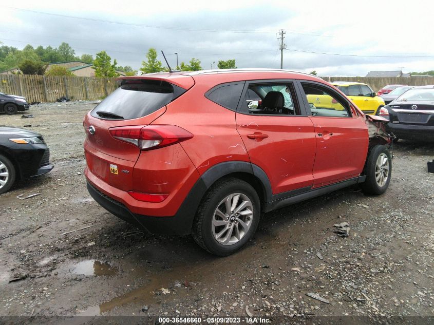 2016 HYUNDAI TUCSON SE - KM8J3CA49GU092044