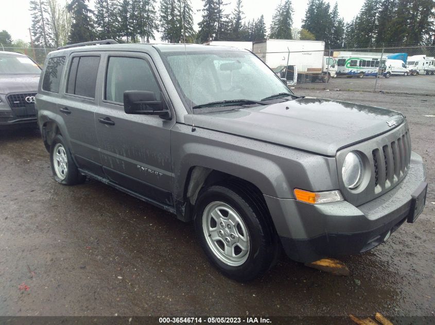2014 JEEP PATRIOT SPORT - 1C4NJPBA4ED550125