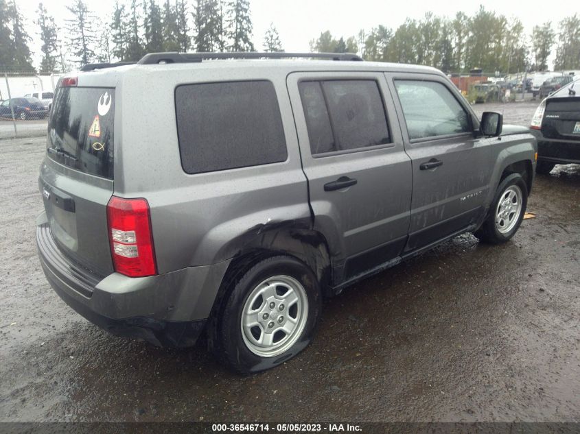 2014 JEEP PATRIOT SPORT - 1C4NJPBA4ED550125