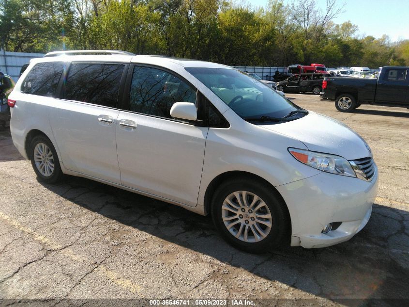 2015 TOYOTA SIENNA XLE/XLE AAS/LTD - 5TDYK3DC5FS687291
