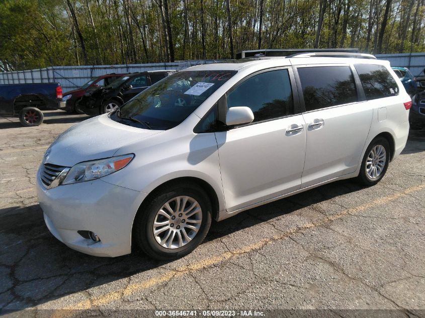 2015 TOYOTA SIENNA XLE/XLE AAS/LTD - 5TDYK3DC5FS687291