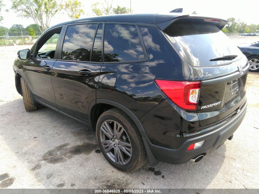 2021 HONDA PASSPORT EX-L - 5FNYF7H52MB002897