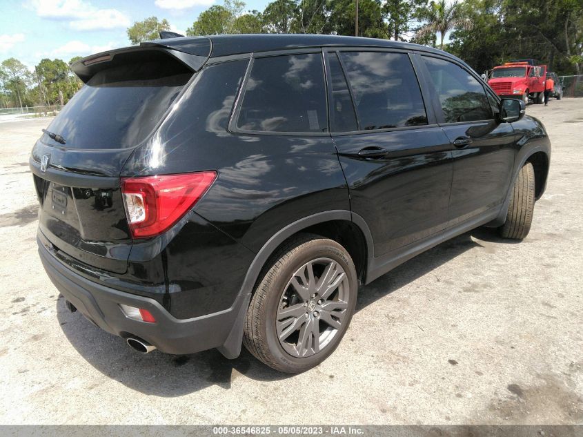 2021 HONDA PASSPORT EX-L - 5FNYF7H52MB002897