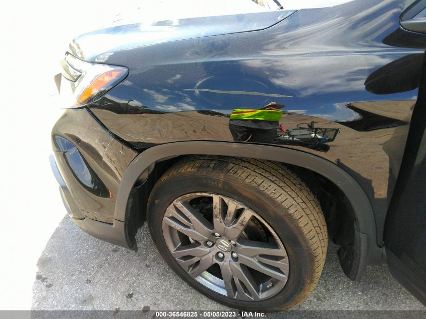 2021 HONDA PASSPORT EX-L - 5FNYF7H52MB002897