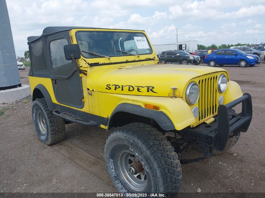 1D012653          JEEP CJ-7 Photo 1