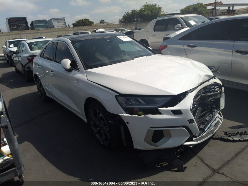 2022 AUDI A3 SEDAN PREMIUM - WAUGUDGY7NA058546