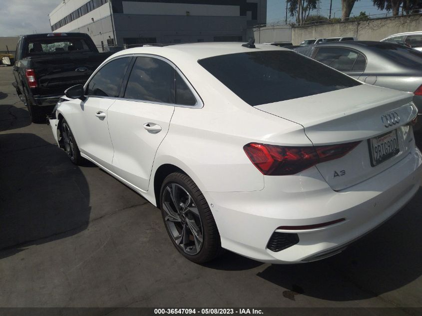 2022 AUDI A3 SEDAN PREMIUM - WAUGUDGY7NA058546