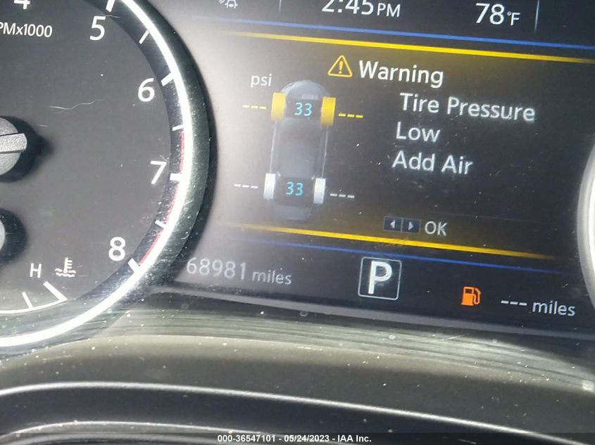2017 NISSAN MAXIMA SL - 1N4AA6AP6HC407613
