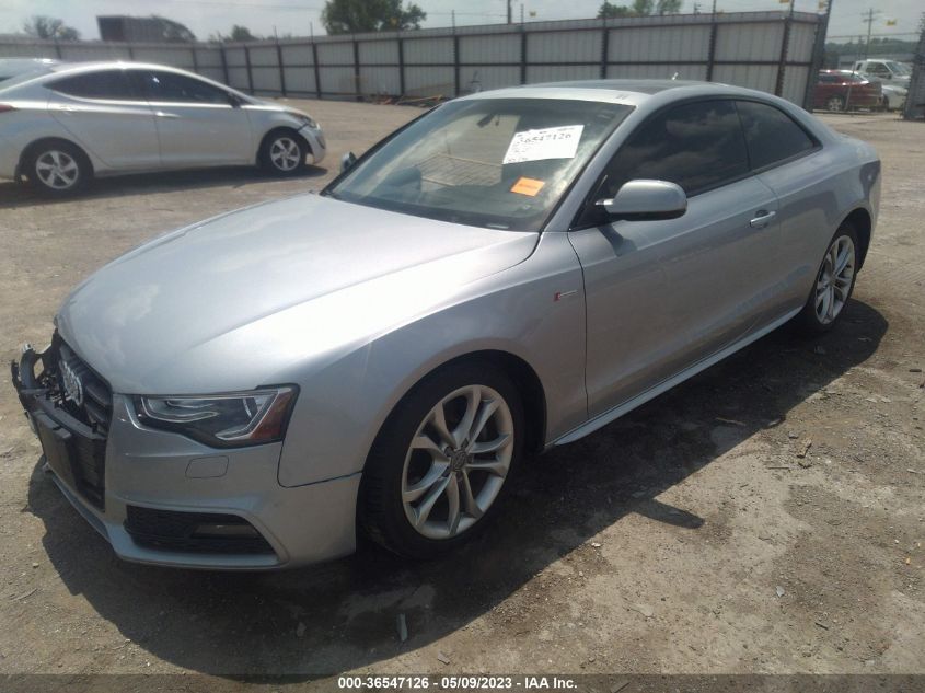 2015 AUDI S5 PREMIUM PLUS WAUCGAFR3FA027360