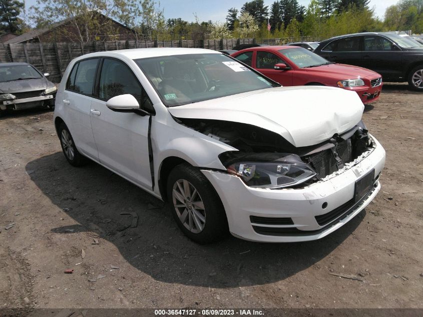 2015 VOLKSWAGEN GOLF TSI S - 3VW217AU7FM064345