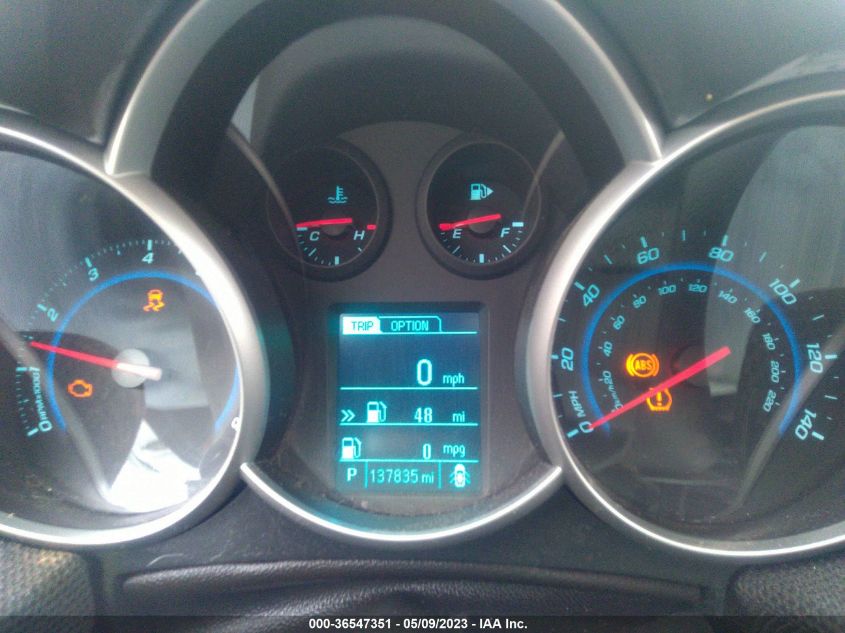 2013 CHEVROLET CRUZE 2LT - 1G1PE5SB1D7290864