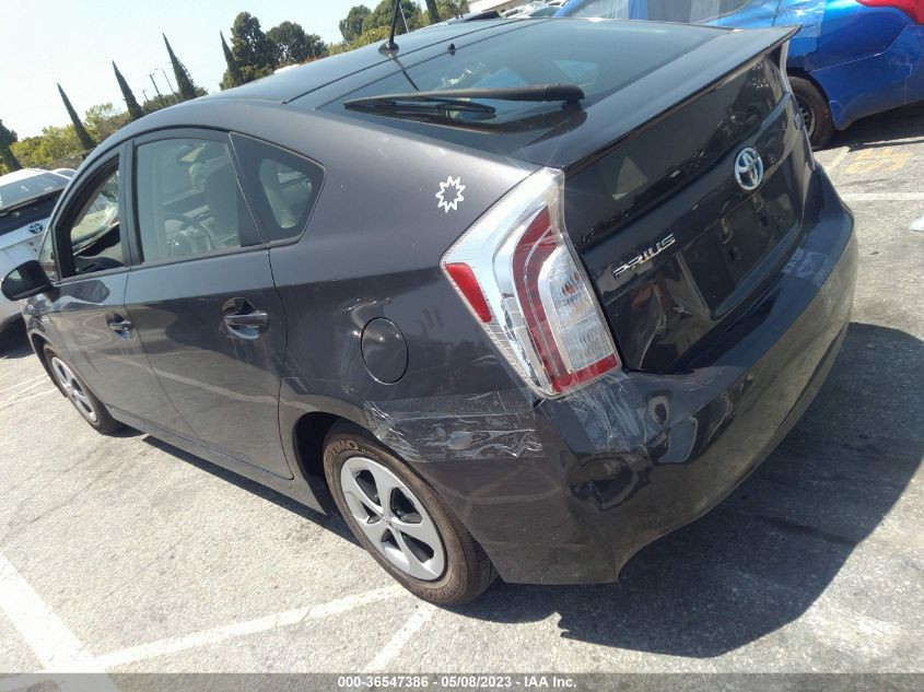 2014 TOYOTA PRIUS FOUR/FIVE/THREE/ONE/TWO - JTDKN3DU7E0366571