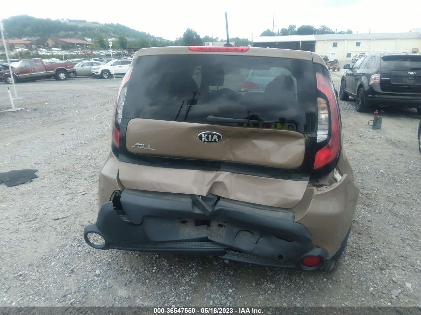 2016 KIA SOUL BASE - KNDJN2A24G7267872