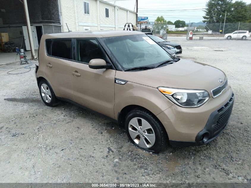 2016 KIA SOUL BASE - KNDJN2A24G7267872