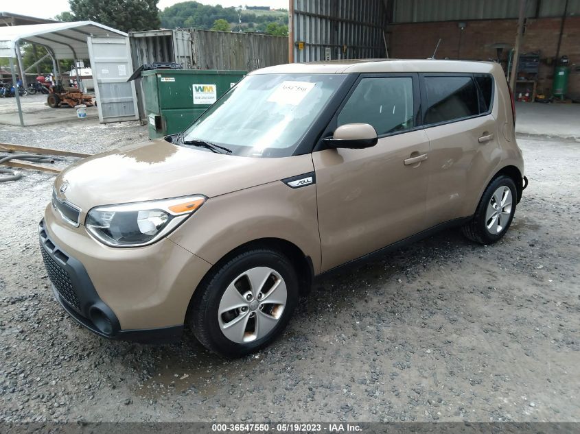 2016 KIA SOUL BASE - KNDJN2A24G7267872