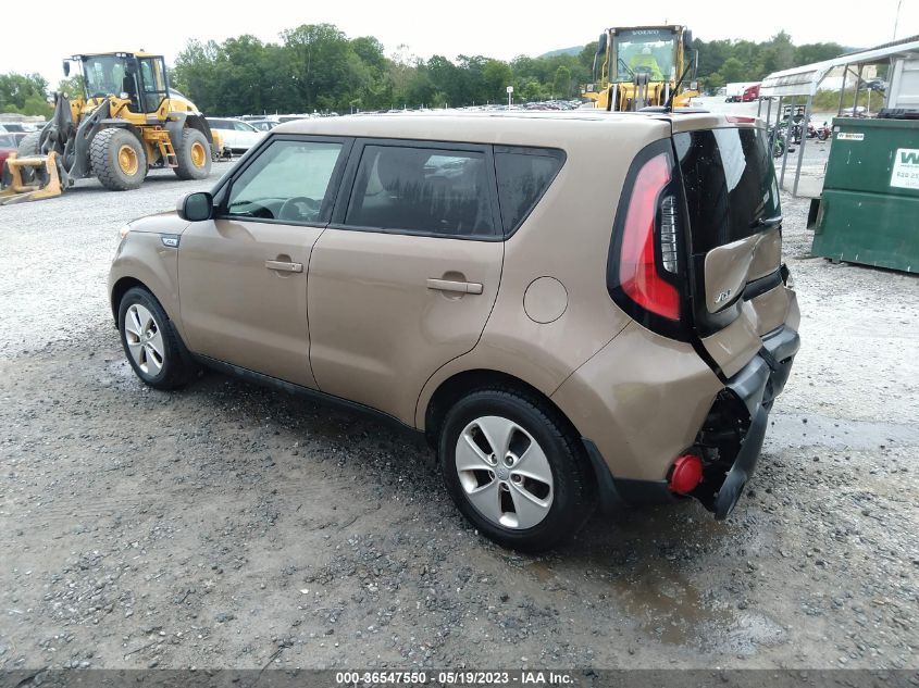 2016 KIA SOUL BASE - KNDJN2A24G7267872