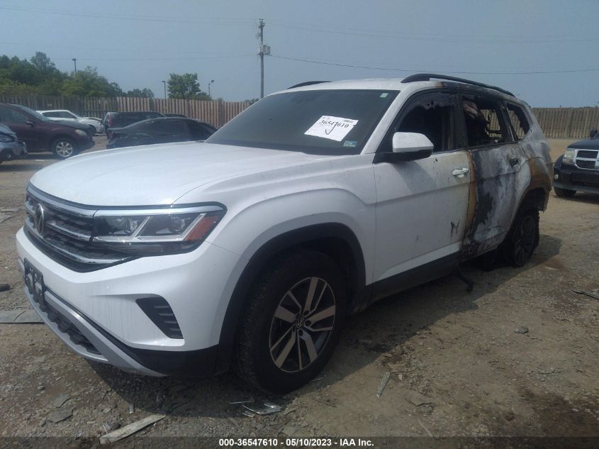 2022 VOLKSWAGEN ATLAS 2.0T SE - 1V2DP2CA9NC503107