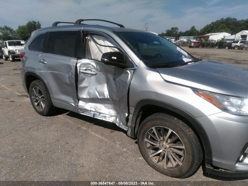 2017 TOYOTA HIGHLANDER XLE - 5TDKZRFH3HS523358