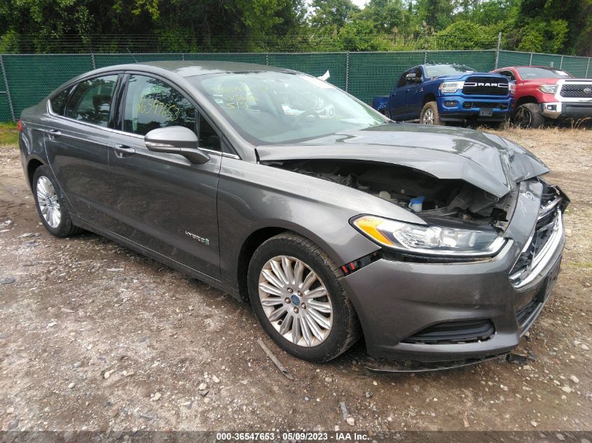 2013 FORD FUSION SE HYBRID - 3FA6P0LU4DR246968