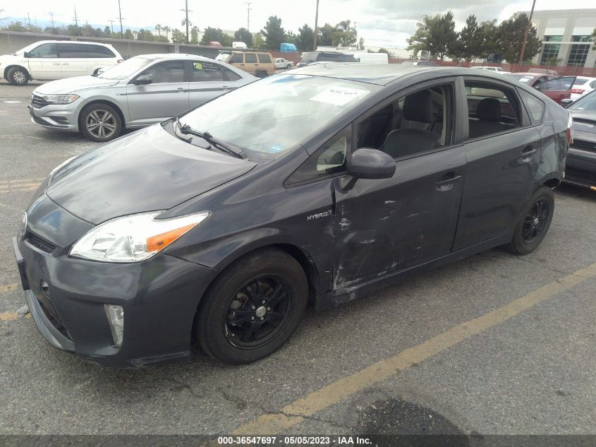 2015 TOYOTA PRIUS FOUR - JTDKN3DUXF0466987