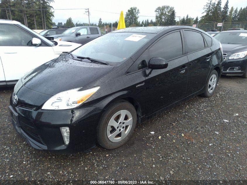 2015 TOYOTA PRIUS FOUR - JTDKN3DU4F0401309