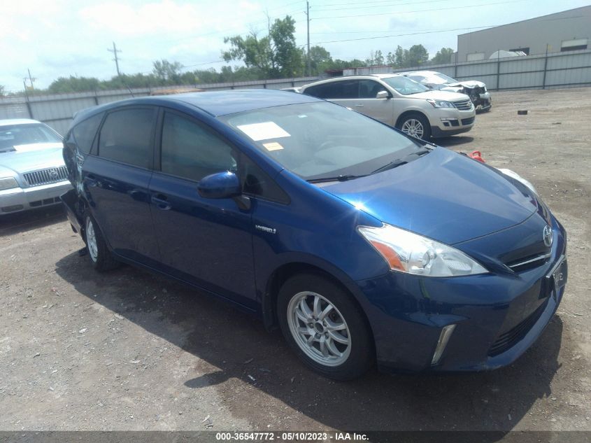 2013 TOYOTA PRIUS V TWO/THREE/FIVE - JTDZN3EU9D3240173