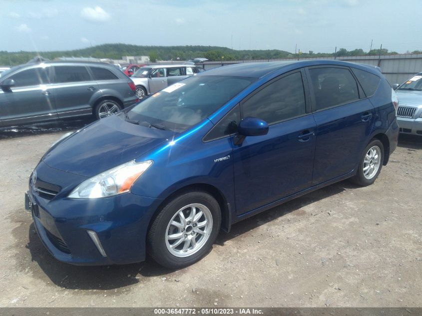 2013 TOYOTA PRIUS V TWO/THREE/FIVE - JTDZN3EU9D3240173