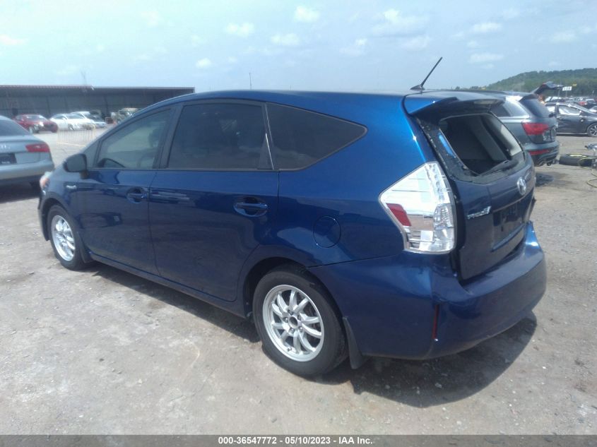 2013 TOYOTA PRIUS V TWO/THREE/FIVE - JTDZN3EU9D3240173