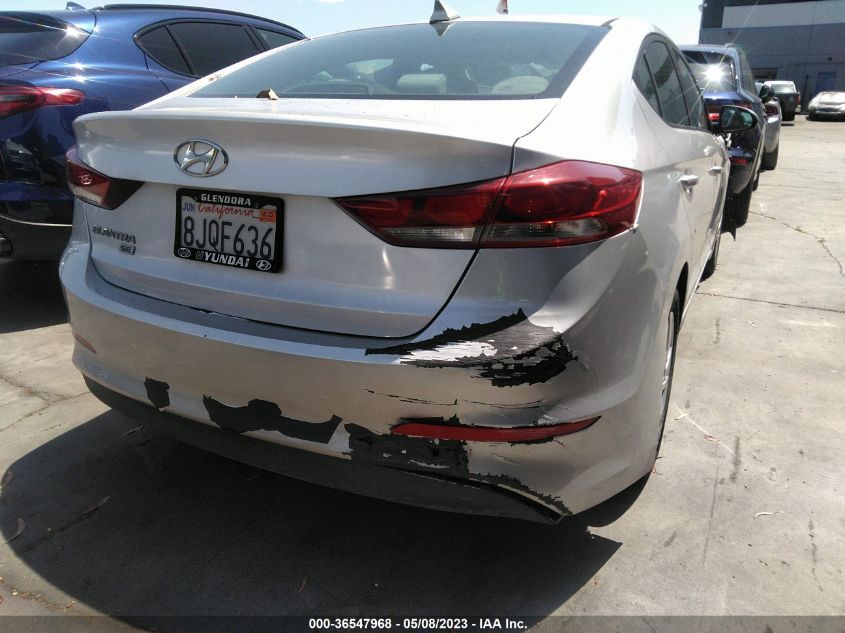 2017 HYUNDAI ELANTRA SE - KMHD74LF2HU084097