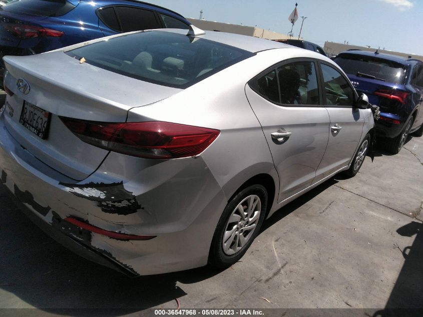 2017 HYUNDAI ELANTRA SE - KMHD74LF2HU084097