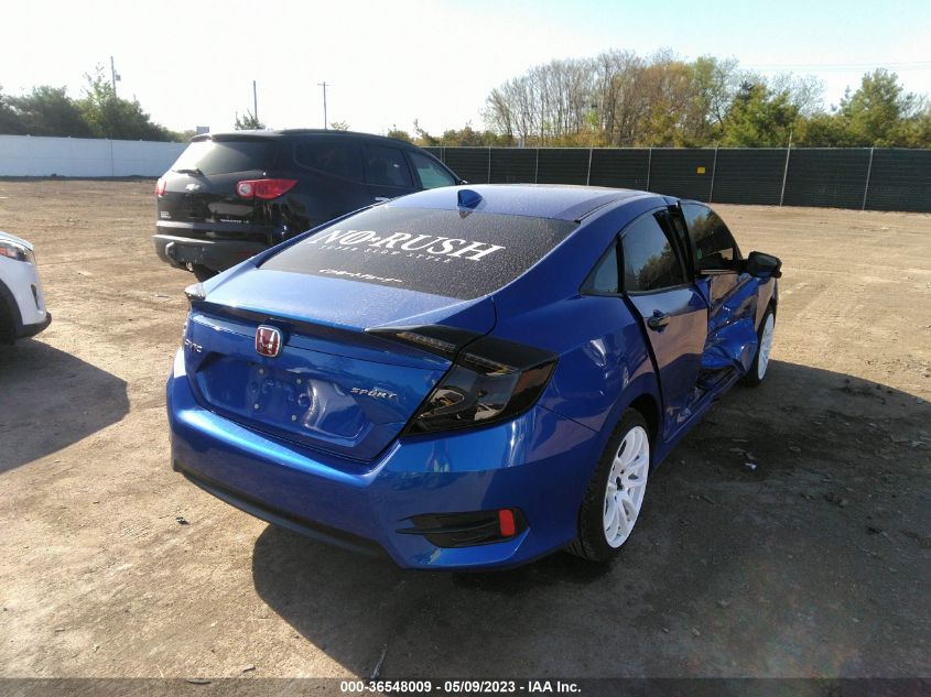 2017 HONDA CIVIC SEDAN EX - 19XFC2F70HE026702