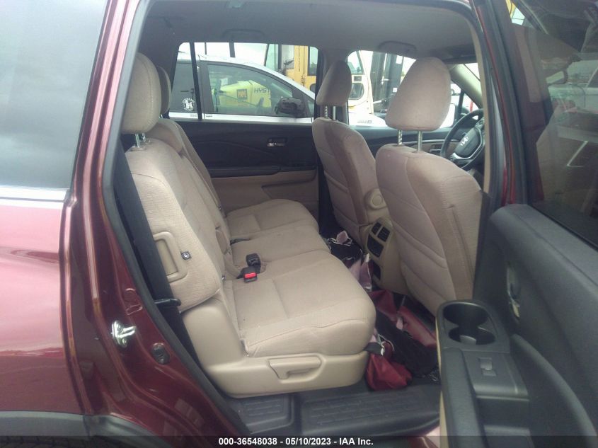 2018 HONDA PILOT EX - 5FNYF5H30JB017428