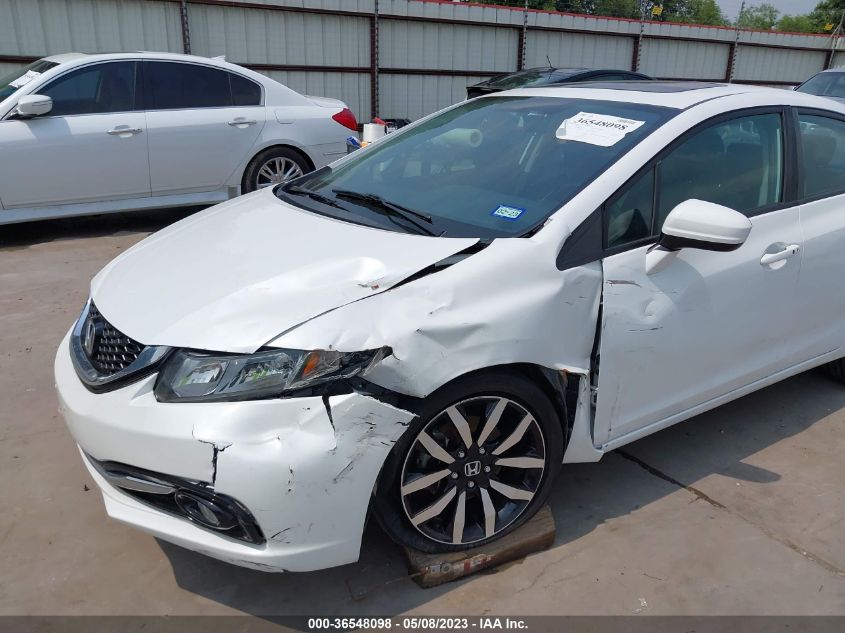2015 HONDA CIVIC SEDAN EX-L - 19XFB2F98FE214966