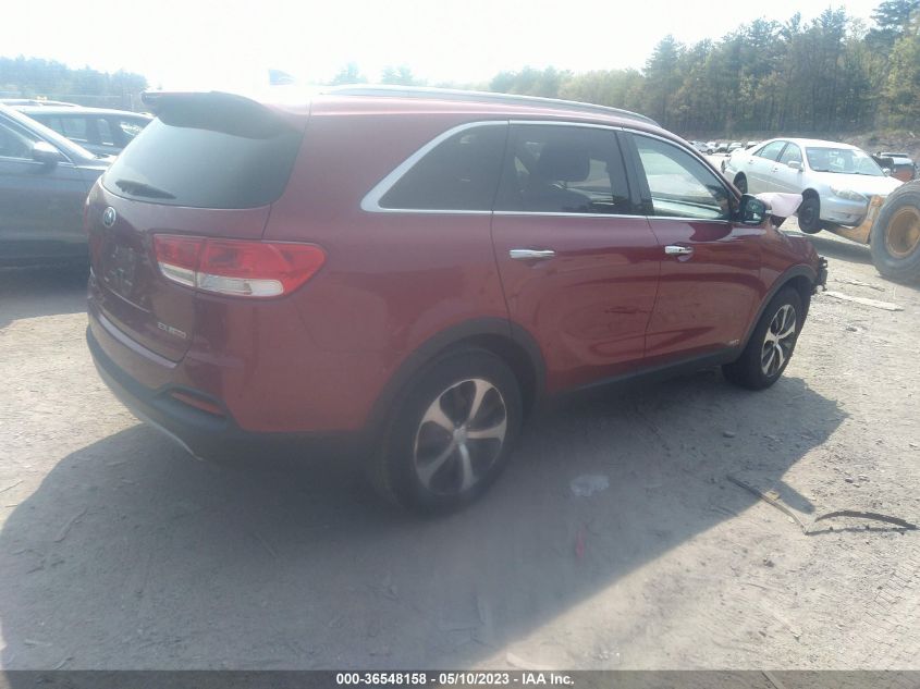 2016 KIA SORENTO EX - 5XYPHDA17GG051120