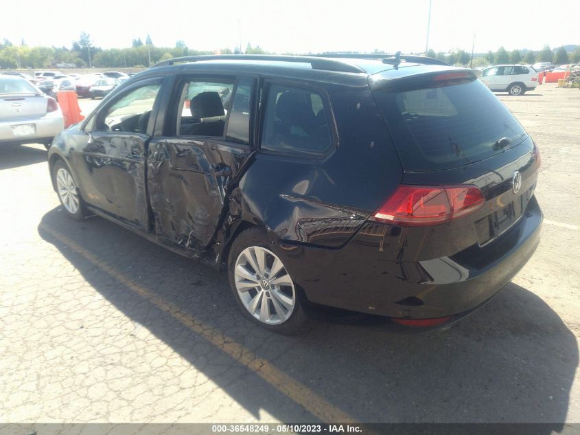 2017 VOLKSWAGEN GOLF SPORTWAGEN S 3VWU17AU2HM536267